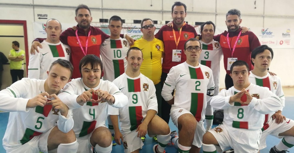 Seleção portuguesa de Síndrome de Down derrota campeões do mundo