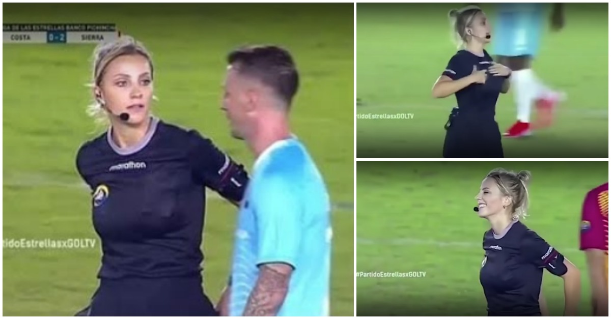 Musa da Arbitragem engana jogador com movimento e o gesto torna-se viral