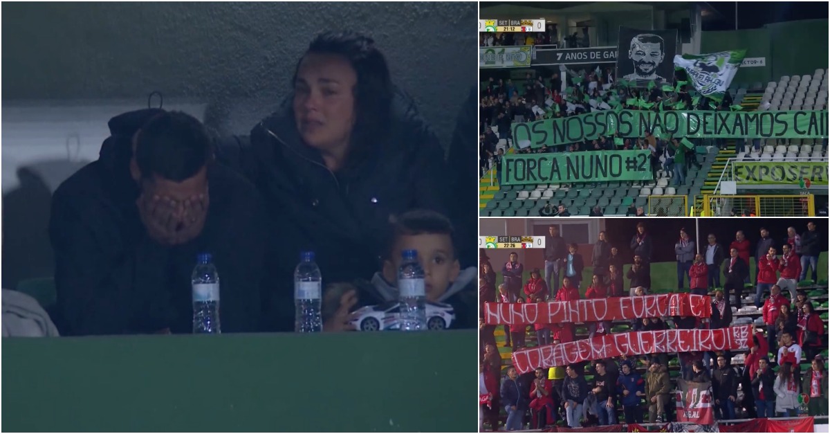 A homenagem arrepiante do Bonfim a Nuno Pinto aos 21 minutos