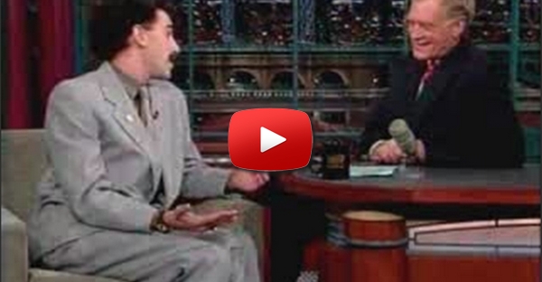 Borat e David Letterman