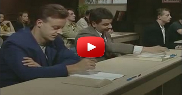 Mr Bean - A preparação para o exame