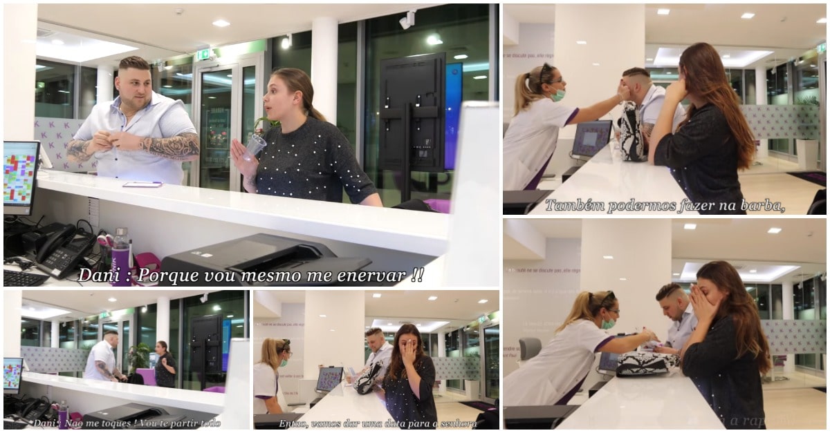 Portuguesa cai em apanhado onde namorado é seduzido por técnica de clínica de estética