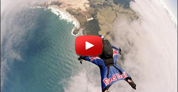 Salto de base jump do prédio mais alto do mundo!