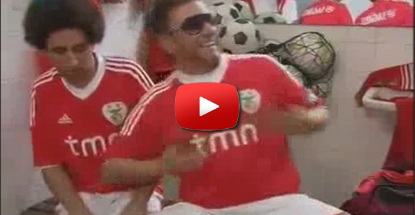 Boas maneiras no balneário do Benfica