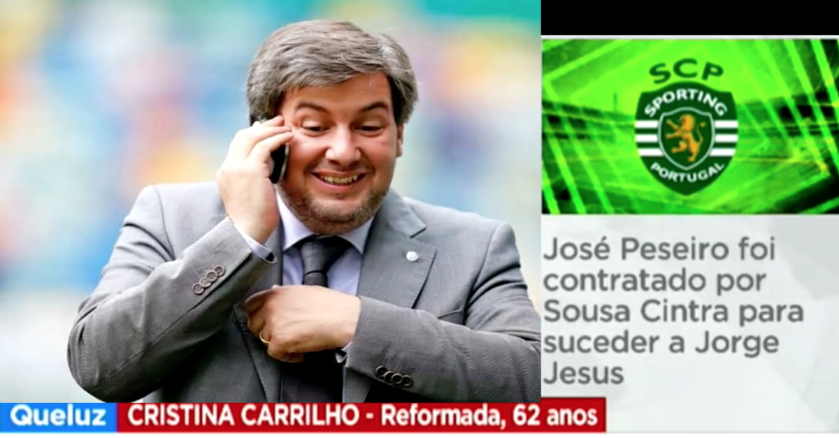 Bruno de Carvalho fez-se passar por reformada na SIC Notícias?