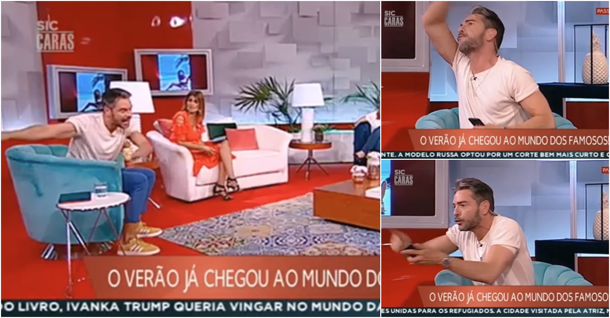 Cláudio Ramos exalta-se contra colegas em direto novamente
