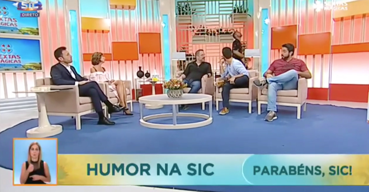 Cláudio Ramos leva baile de humoristas em direto na SIC