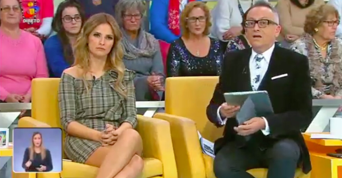 Cristina Ferreira e Goucha levam na cabeça de telespectadora