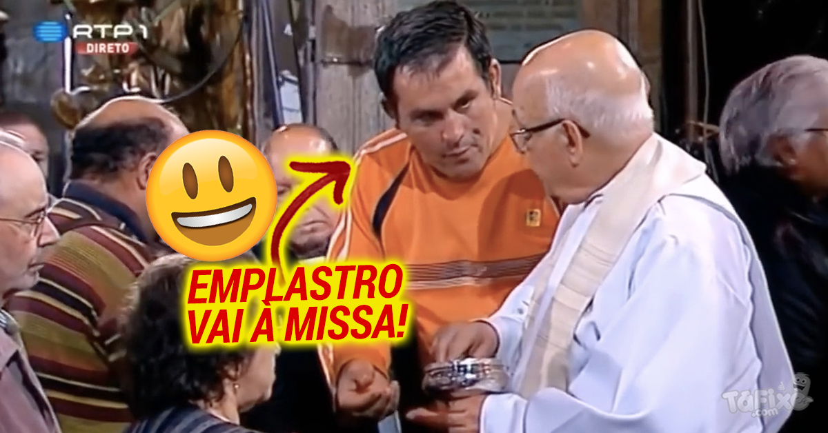 Emplastro vai à missa tenta furar a fila… vê a reação do padre!