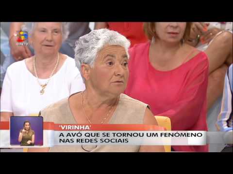 Fátima Lopes entrevista a famosa Avó Virinha
