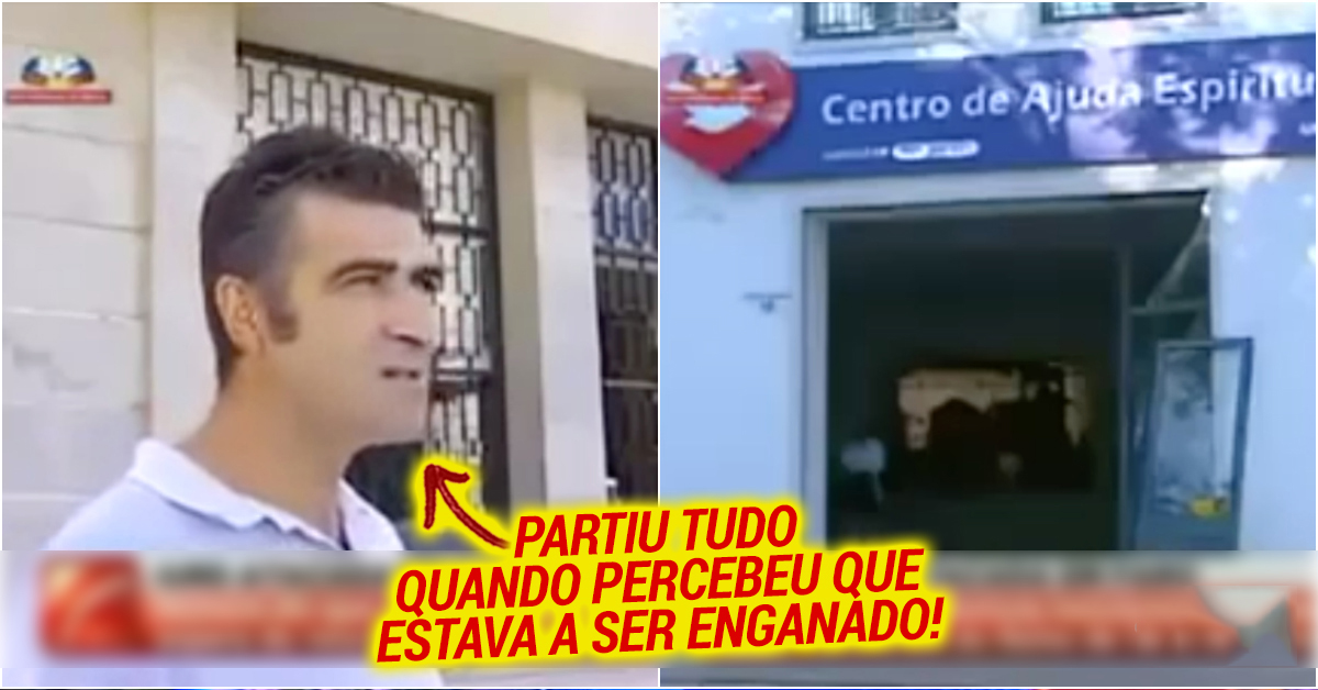 Homem destruiu Igreja Universal do Reino de Deus em Faro com empilhadora