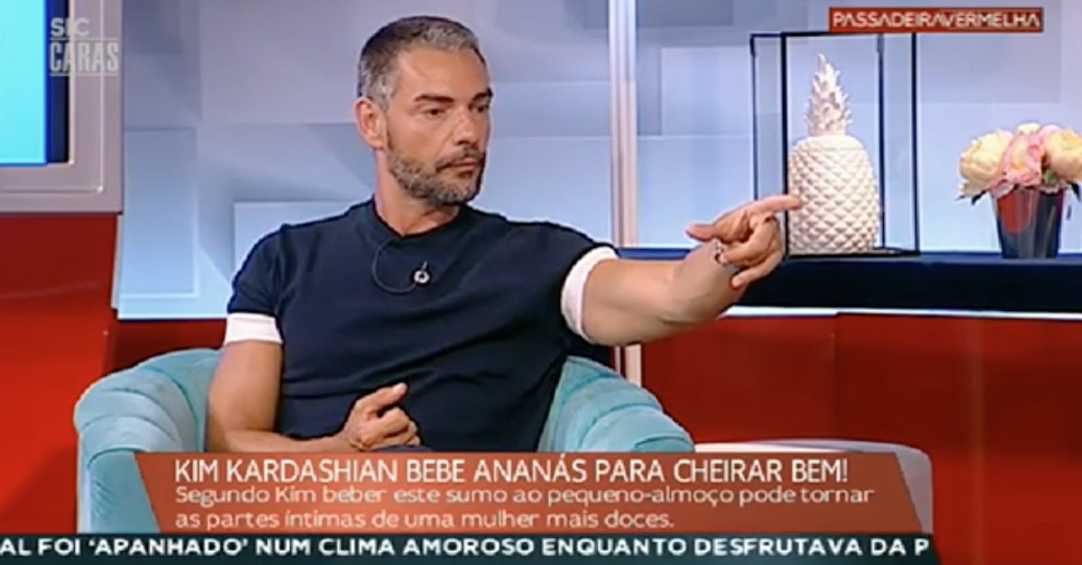 Finalmente um tema sério no programa Passadeira Vermelha da SIC Caras