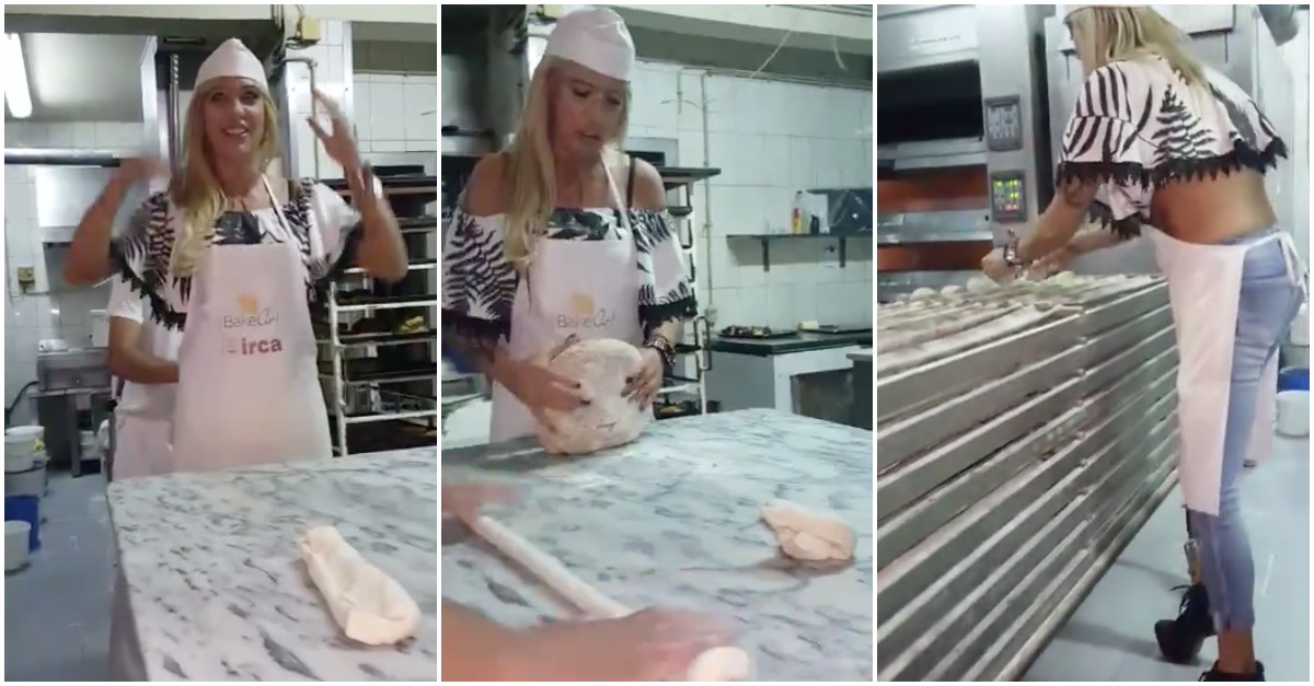Maria Leal é apanhada a fazer pão às 5 da manhã