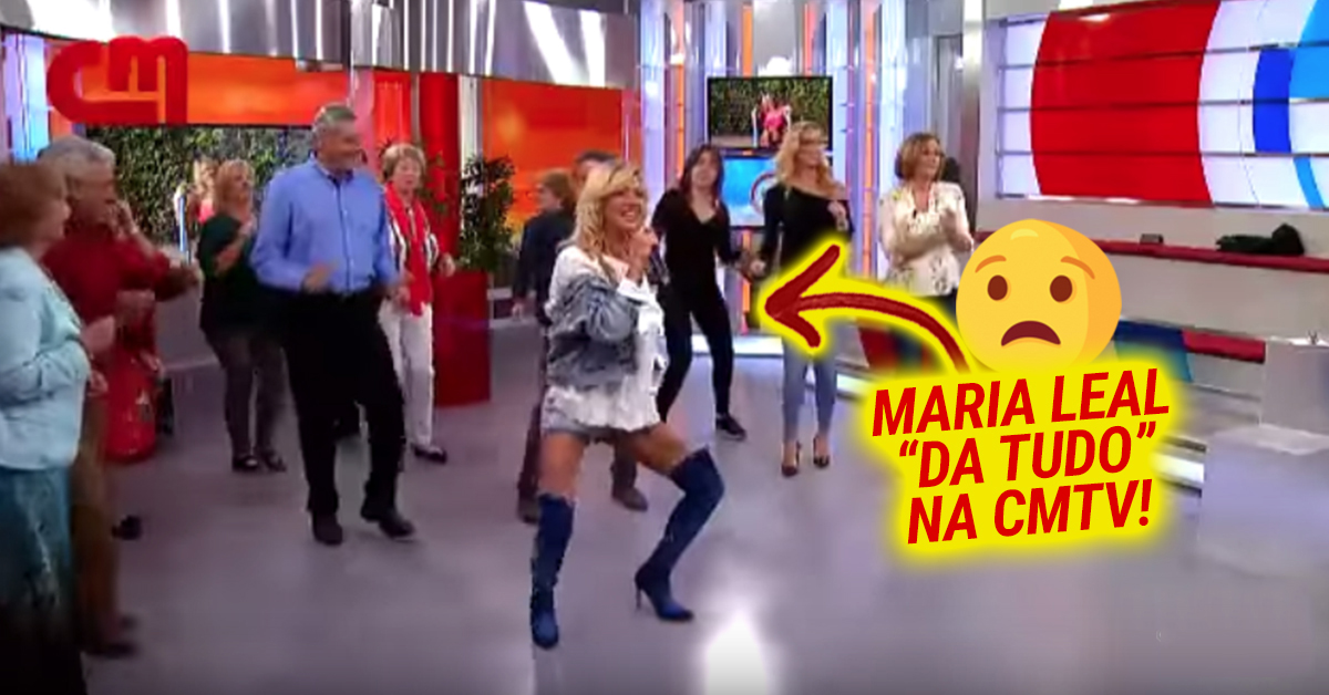 Maria Leal apresenta o novo tema ‘O verão é nosso’ na CMTV. MEDO!!!