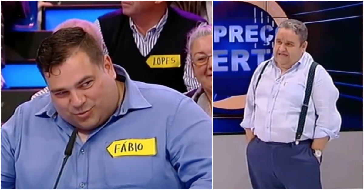 Fernando Mendes goza com concorrente obeso e é criticado nas redes sociais