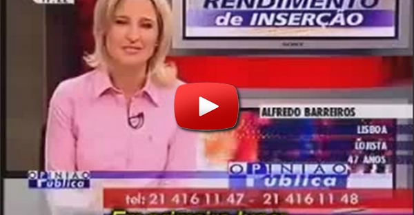 TV em direto e comentário porco! É só rir!
