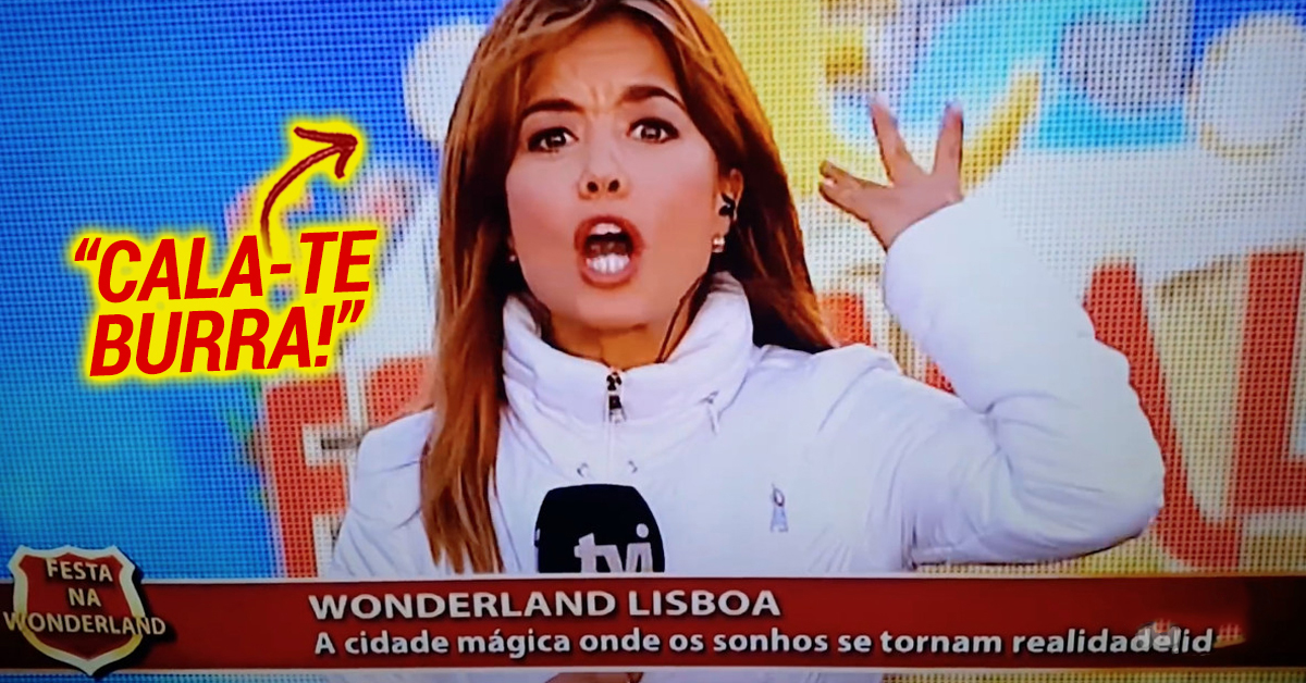 Telespectador insulta a esposa em direto na TV