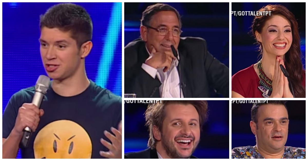 Pedro Soares imita Cristiano Ronaldo no “Got Talent Portugal”