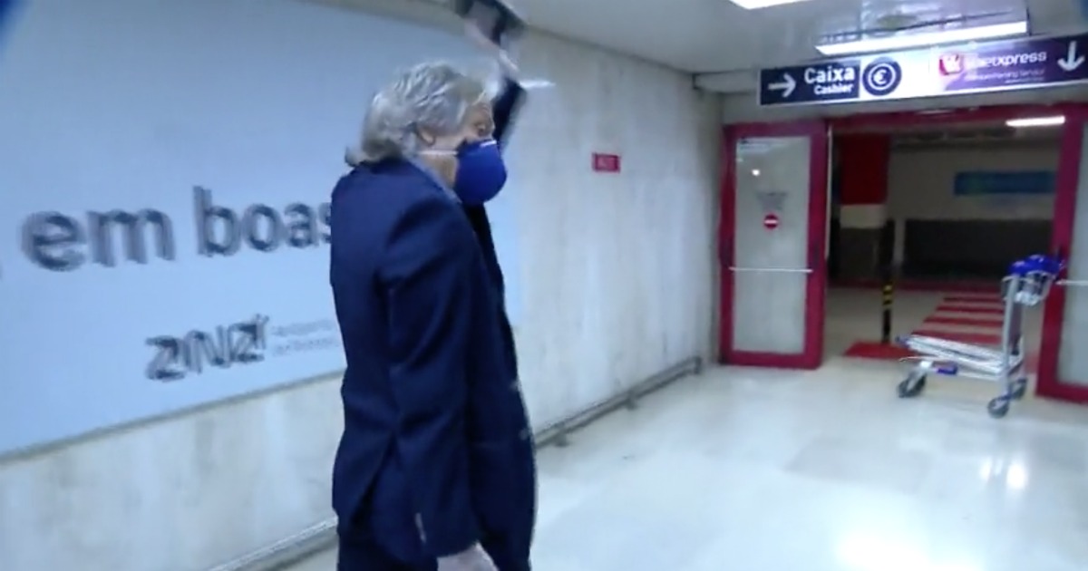 Jorge Jesus chega a Lisboa e irrita-se com jornalistas: Haviam de apanhar o vírus