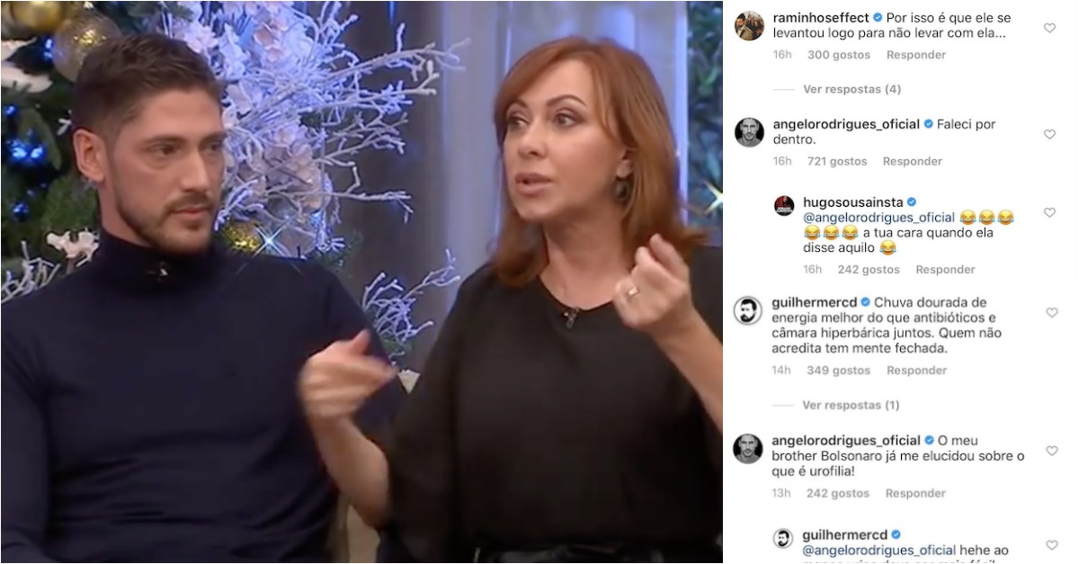 Ângelo Rodrigues fica sem palavras com revelação de Maria João Abreu