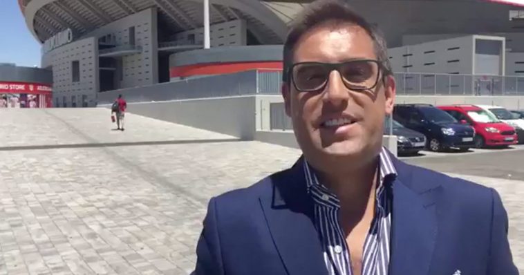 Nuno Luz ARRANHA no espanhol à porta do estádio do Atlético de Madrid