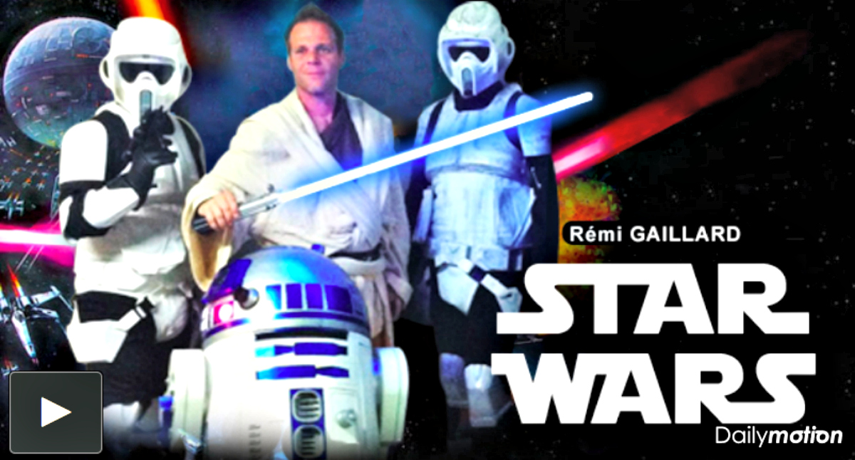 Rémi Gaillard faz apanhados com personagens de Star Wars