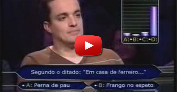 Um concorrende um bocado parvo