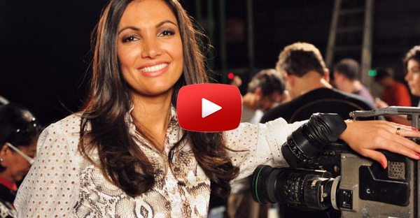 Reporter apanha susto