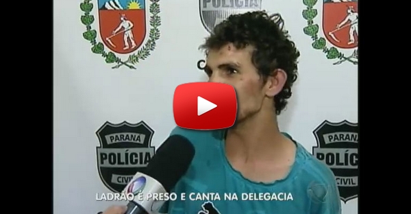 Ladrão cara depau