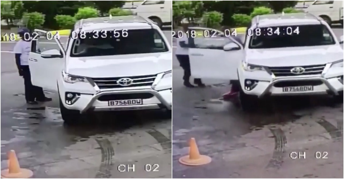Condutor agressivo com funcionário de posto de combustível recebe dose de KARMA INSTANTÂNEO