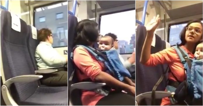 Idosa recusa que mãe com bebé ao colo se sente ao seu lado na 1ª classe