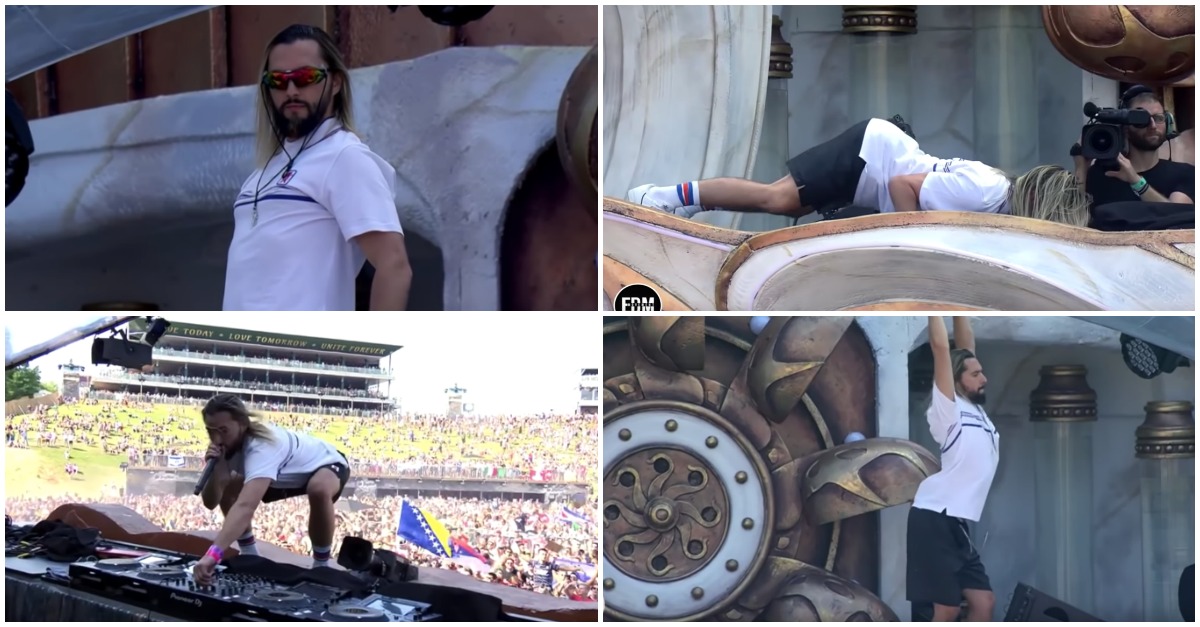 DJ Salvatore Ganacci fez umas das apresentações mais insanas do último Tomorrowland