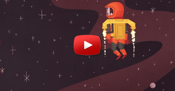 Uma versão espacial da música de David Bowie.