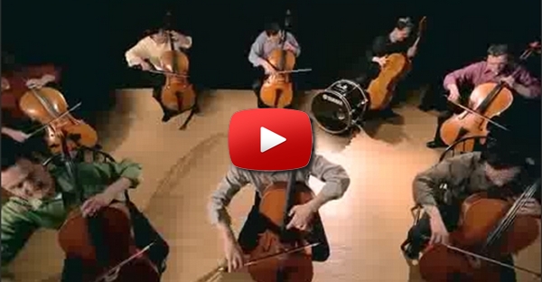 Steven Sharp Nelson - The Cello Song - Bach is back (with 7 more cellos) The Piano Guys