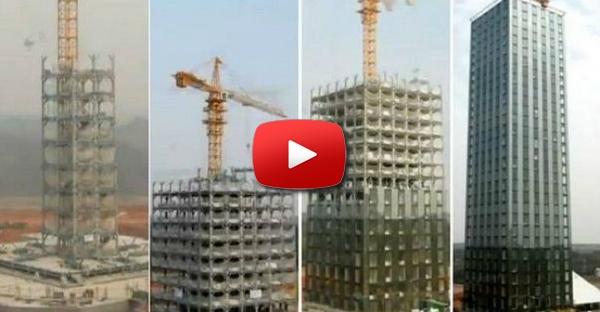 Hotel de 30 andares construído em apenas 360 horas (15 dias)