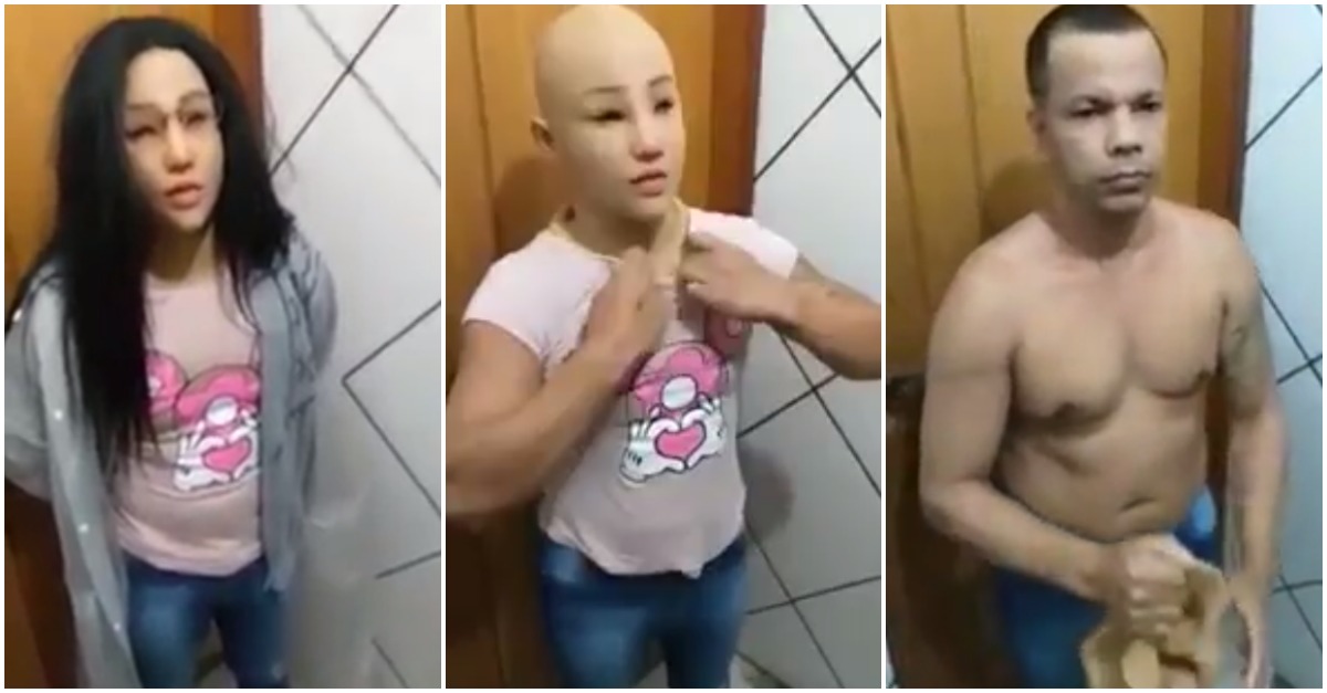 Prisioneiro brasileiro tenta fugir da prisão disfarçado de mulher mas é traído pelo nervosismo
