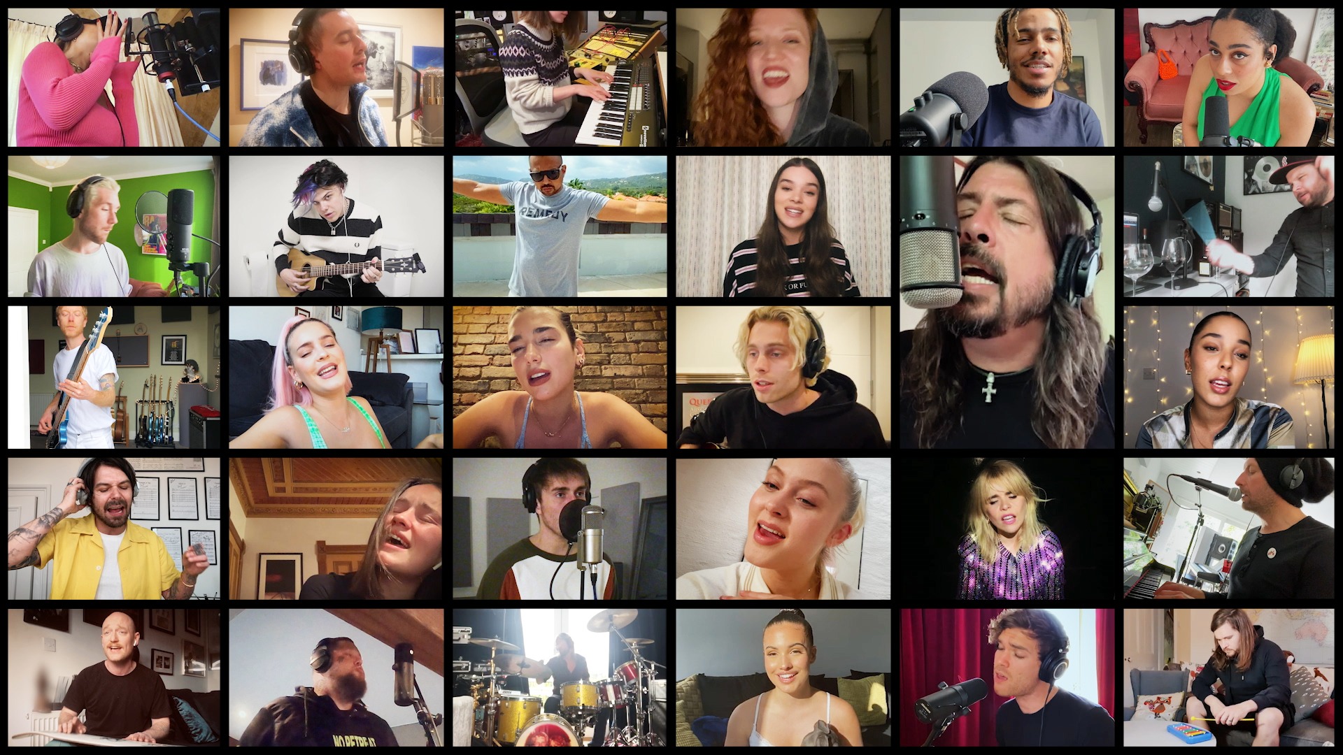 Dave Grohl, Dua Lipa, Chris Martin (entre outros) criam versão solidária de Times Like These