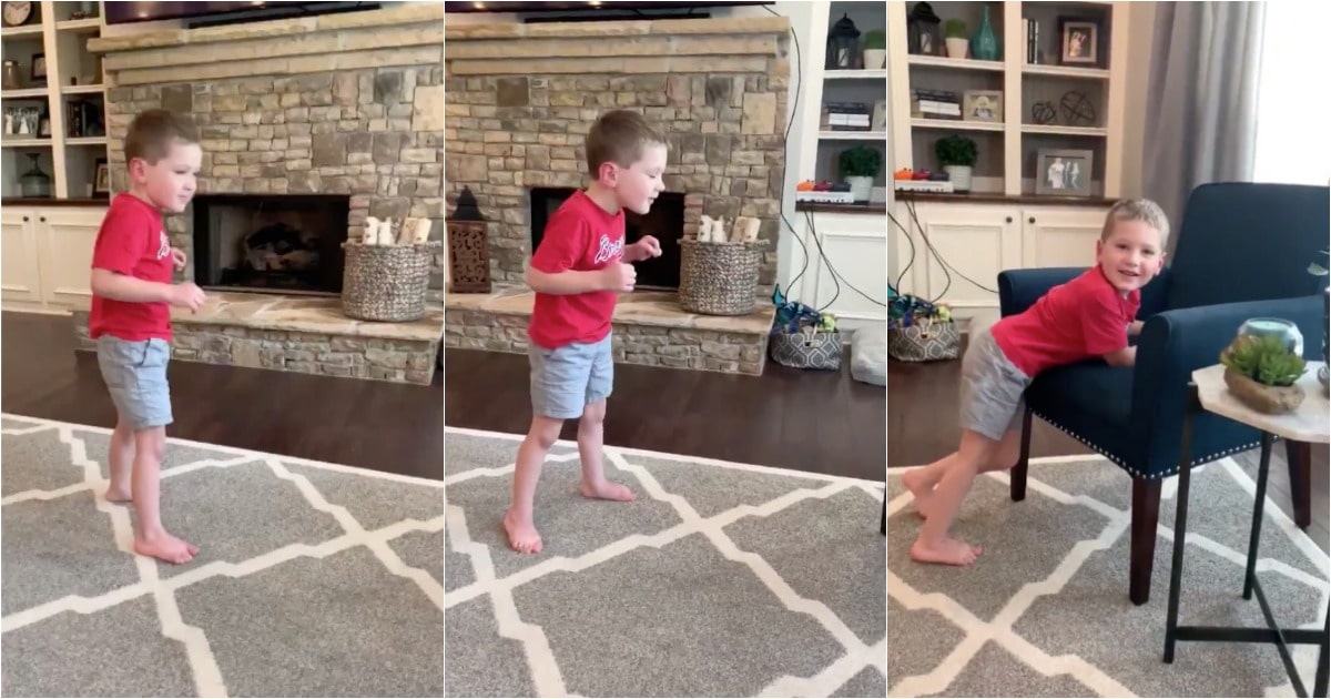 Menino de 5 anos com atrofia cerebral progressiva deu os primeiros passos