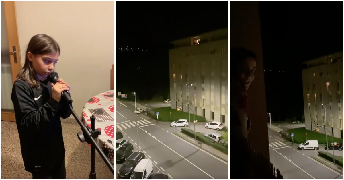 Menina de Guimarães dá todas as noites mini concertos para os vizinhos