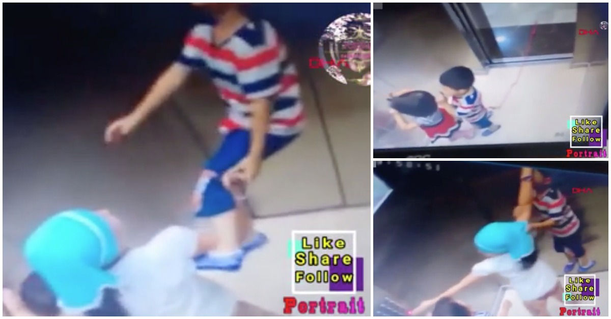Menina salva irmão mais novo de se enforcar no elevador