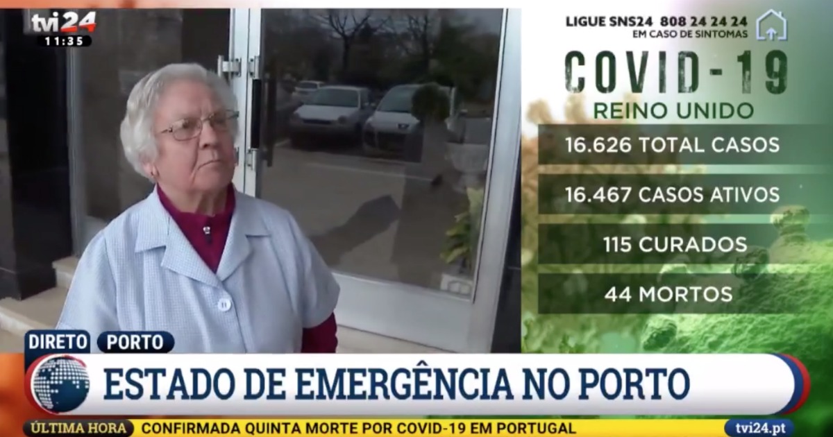 Idosa de 73 anos do Porto sem cuidados de proteção e justificações surreais